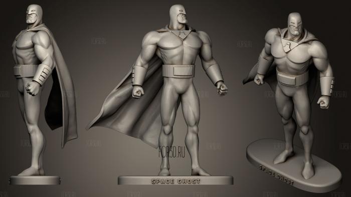 Space ghost stl model for CNC